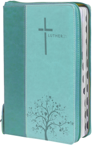 Luther21 - Taschenausgabe - Kunstleder grün/helltürkis